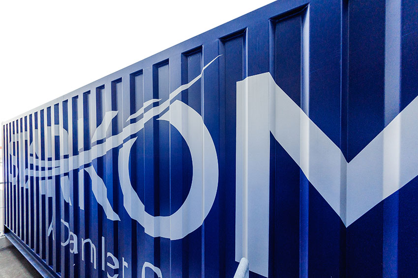 Containerized data center for Starkom