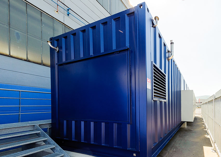 Containerized data center for Starkom